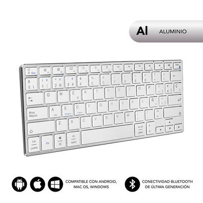teclado-espanol-bluetooth-subblim-3adc200-advance-compact-silver-bt-30-78-teclas-bat350mah-compatible-con-appleandroidwindows-in