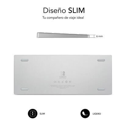 teclado-espanol-bluetooth-subblim-3adc200-advance-compact-silver-bt-30-78-teclas-bat350mah-compatible-con-appleandroidwindows-in