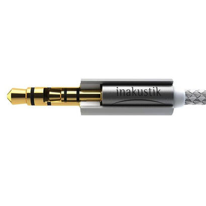 inakustik-00410205-cable-de-audio-5-m-35mm-plata-blanco