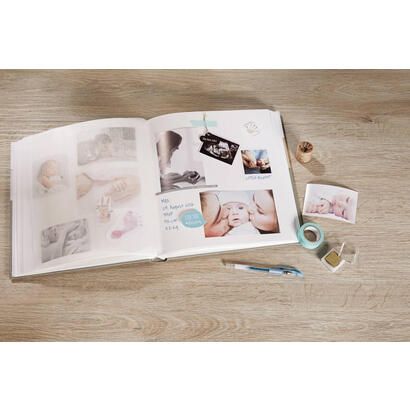 walther-design-baby-magical-album-de-foto-y-protector-marron-blanco-50-hojas