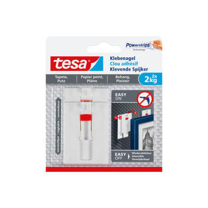 tesa-77777-00000-gancho-para-almacenamiento-interior-gancho-universal-rojo-blanco-2-piezas