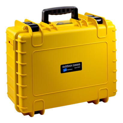 b-w-outdoor-case-type-5000-inserto-de-particion-acolchado-amarillo