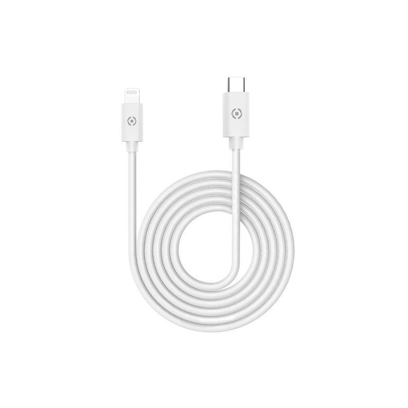 cable-celly-usb-c-macho-a-lightning-macho-1m-white