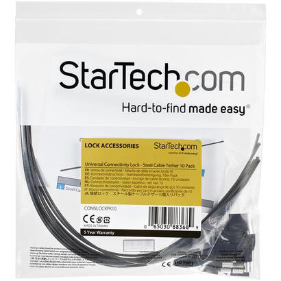 startech-10-cables-seguridad-doble-lazo