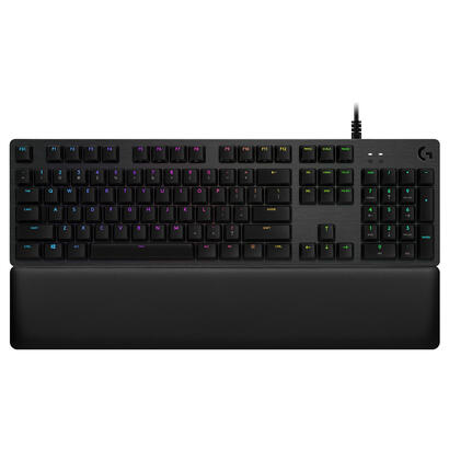teclado-espanol-logitech-g-g513-carbon-lightsync-rgb-mechanical-gaming-gx-brown-usb-qwerty-carbono