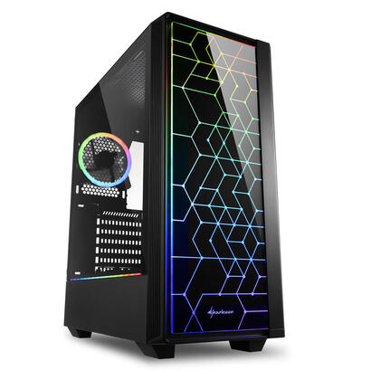 caja-gaming-sharkoon-lit-100-atx-2xusb30-rgb-sin-fuente-negro