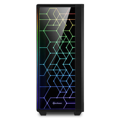 caja-gaming-sharkoon-lit-100-atx-2xusb30-rgb-sin-fuente-negro