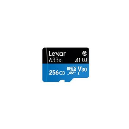 lexar-633x-memoria-flash-256-gb-microsdxc-clase-10-uhs-i