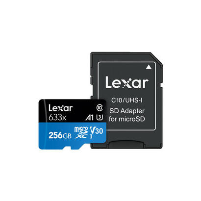 lexar-633x-memoria-flash-256-gb-microsdxc-clase-10-uhs-i