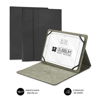 funda-universal-subblim-clever-stand-para-tablet-hasta-101-256cm-black-material-exterior-acabado-cloth-interior-aterciopelado