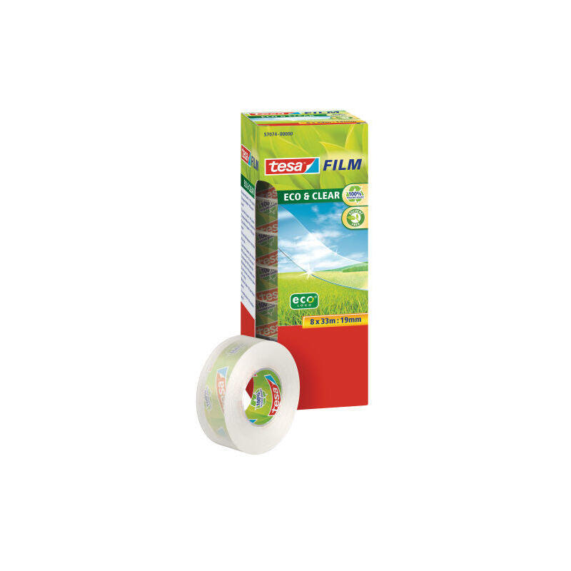 tesa-eco-clear-8-rollos-19-mm-office-box-cinta-adhesiva-transparente-33-metros
