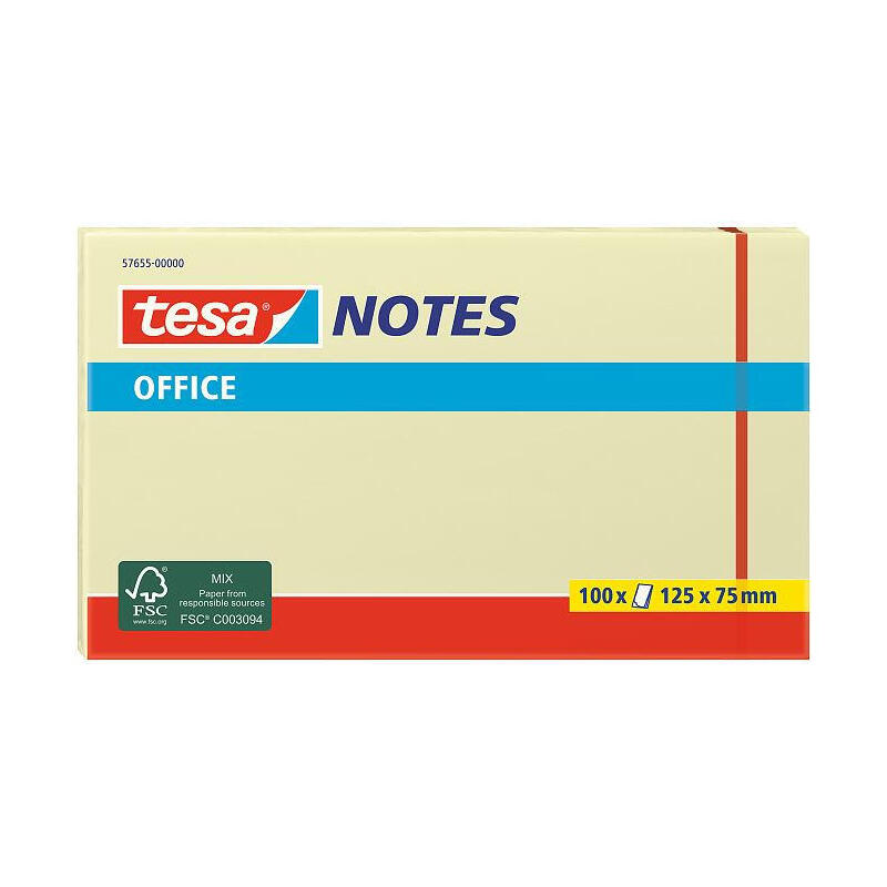 tesa-57655-nota-autoadhesiva-rectangulo-amarillo-100-hojas