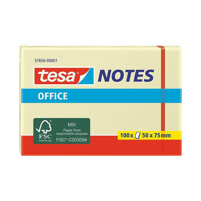 tesa-57656-nota-autoadhesiva-rectangulo-amarillo-100-hojas