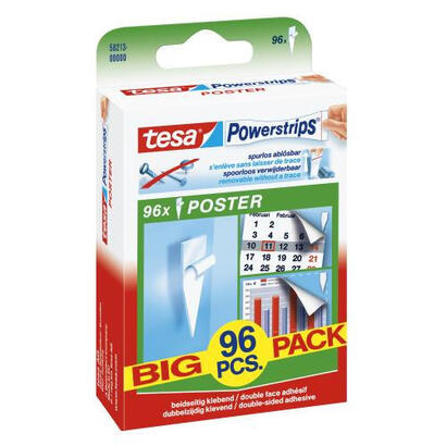 tesa-powerstrips-poster-big-pack-adhesivo-blanco-96-piezas