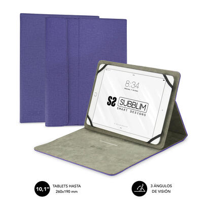 funda-universal-subblim-clever-stand-para-tablet-hasta-101-256cm-purple-material-exterior-acabado-cloth-interior-aterciopelado
