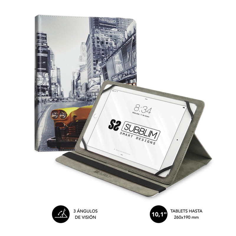funda-universal-subblim-trendy-ny-taxi-para-tablet-hasta-101-256cm-rotacion-360-exterior-simil-piel-interior-aterciopelado-cierr