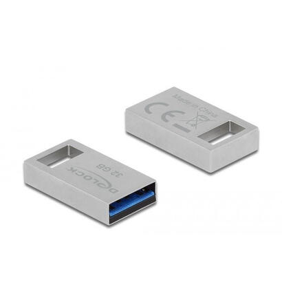 pendrive-delock-54070-32-gb-usb-tipo-a-32-gen-1-31-gen-1-plata