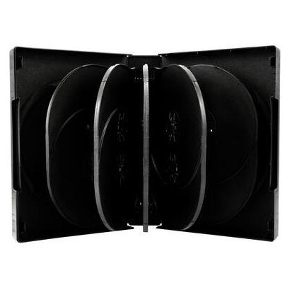 mediarange-box18-funda-para-discos-opticos-funda-de-dvd-12-discos-negro