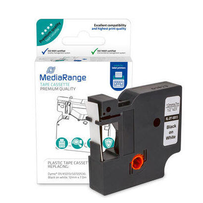 mediarange-mrdy45013-cinta-para-impresora-de-etiquetas-negro-sobre-blanco-d1