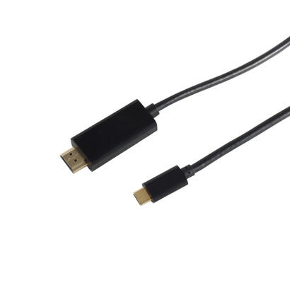 s-conn-10-56045-adaptador-de-cable-de-video-3-m-hdmi-tipo-a-estandar-usb-tipo-c-negro