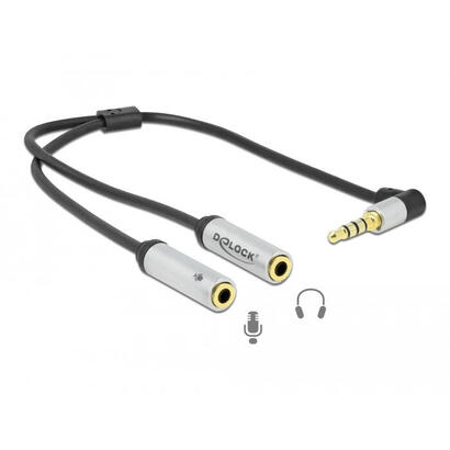 delock-66437-divisor-de-audio-negro-plata