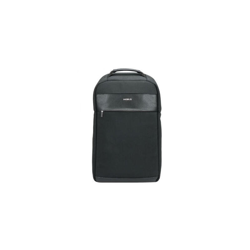 mobilis-pure-backpack-maletines-para-portatil-396-cm-156-mochila-negro-plata