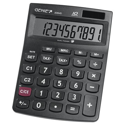 genie-205-md-calculadora-escritorio-calculadora-basica-negro
