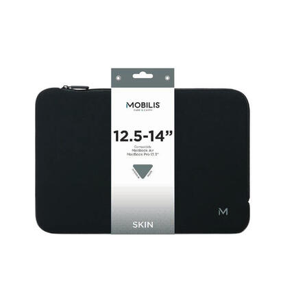 mobilis-skin-funda-para-portatil-356-cm-14-funda-negro-gris