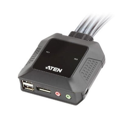 switch-kvm-con-cable-displayport-usb-de-2-puertos-aten-cs22dp-con-selector-de-puerto-remoto