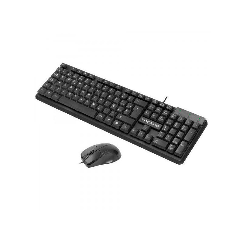 teclado-espanol-raton-tacens-anima-acp0-multimedia-usb-1200dpi-negro