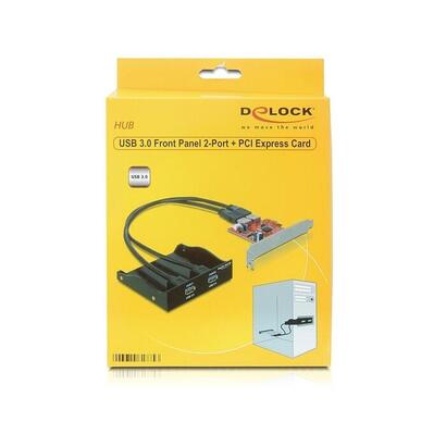 delock-usb-30-panel-frontal-de-2-puertos-con-tarjeta-pci-express-controlador