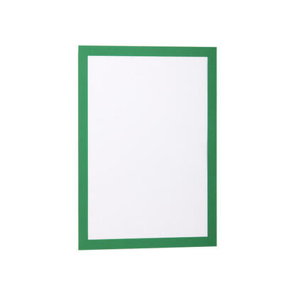 marco-informativo-durable-duraframe-a4-autoadhesivo-2-piezas-verde