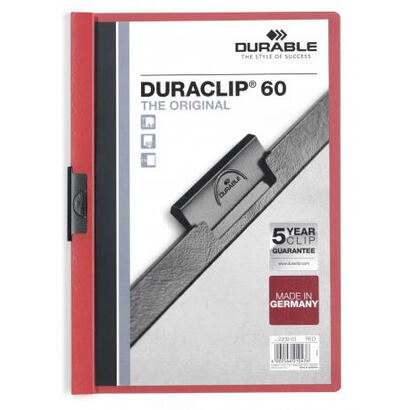 durable-duraclip-60-archivador-pvc-rojo-transparente
