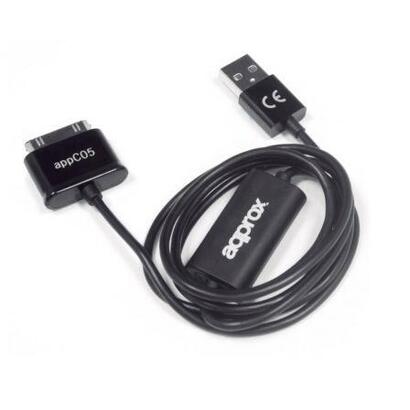 approx-cable-usb-20-a-30-pines-1m-negro-compatible-tab1-y-tab2-appc05