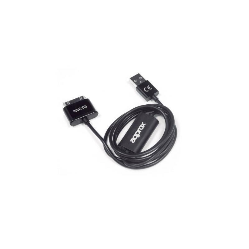 approx-cable-usb-20-a-30-pines-1m-negro-compatible-tab1-y-tab2-appc05