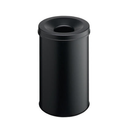 durable-330601-papelera-metalica-con-cenicero-redonda-de-30-litros-negra