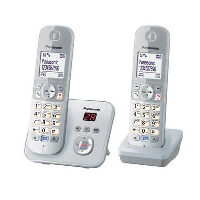 telefono-panasonic-kx-tg6822-dect-identificador-de-llamadas-plata
