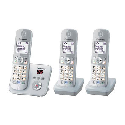 telefono-panasonic-kx-tg6823-dect-identificador-de-llamadas-plata-blanco