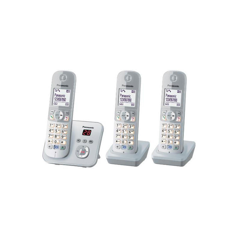 telefono-panasonic-kx-tg6823-dect-identificador-de-llamadas-plata-blanco