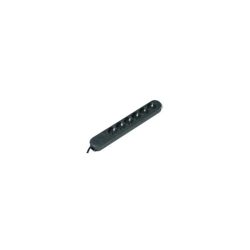 bachmann-smart-6x-schuko-h05vv-f-3g-150mm-16a3680w-3m-base-multiple-6-salidas-ac-negro