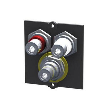 bachmann-917026-toma-de-corriente-3-x-rca-negro-modulo-negro-3-x-rca-1-modulos-negro