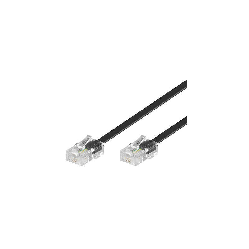 goobay-50255-cable-telefonico-3-m-negro