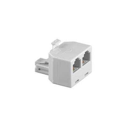 goobay-rj-11-adapter-rj-11-m-2x-rj-11-fm-machohembra-blanco