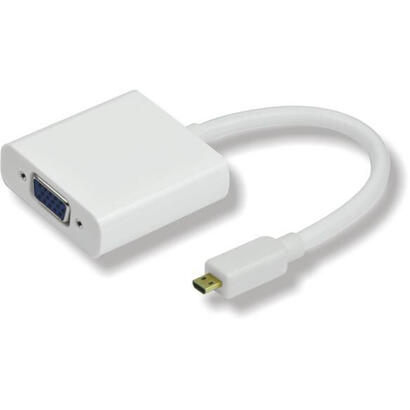 microconnect-hdmidvga-adaptador-de-cable-de-video-025-m-hdmi-tipo-d-micro-vga-d-sub-blanco