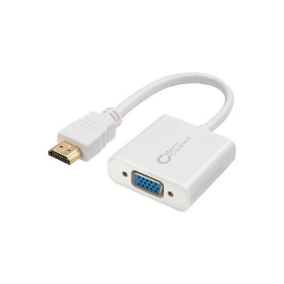 microconnect-hdmvga1-adaptador-de-cable-de-video-015-m-hdmi-tipo-a-estandar-vga-d-sub-blanco