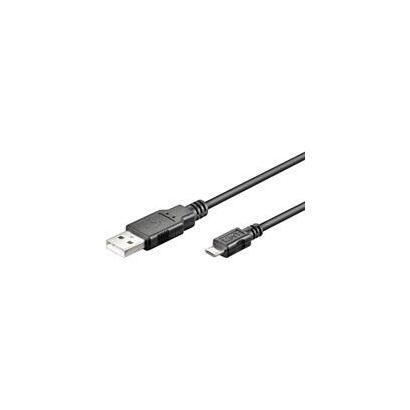 goobay-95735-cable-usb-usb-20-03-m-usb-a-micro-usb-b-negro