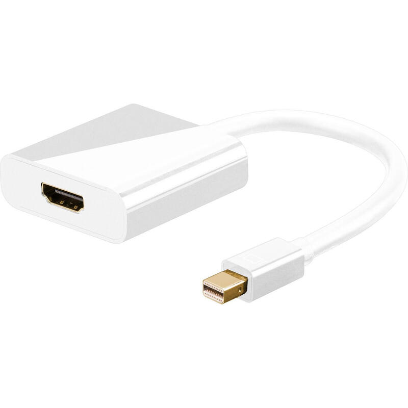 microconnect-mdphdmi-adaptador-de-cable-de-video-015-m-mini-displayport-hdmi-blanco