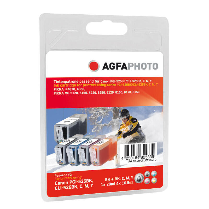 agfaphoto-apccli526setd-cartucho-de-tinta-5-piezas-negro-cian-magenta-amarillo