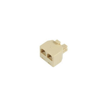 microconnect-rj112xrj11-mf-divisor-de-red-beige