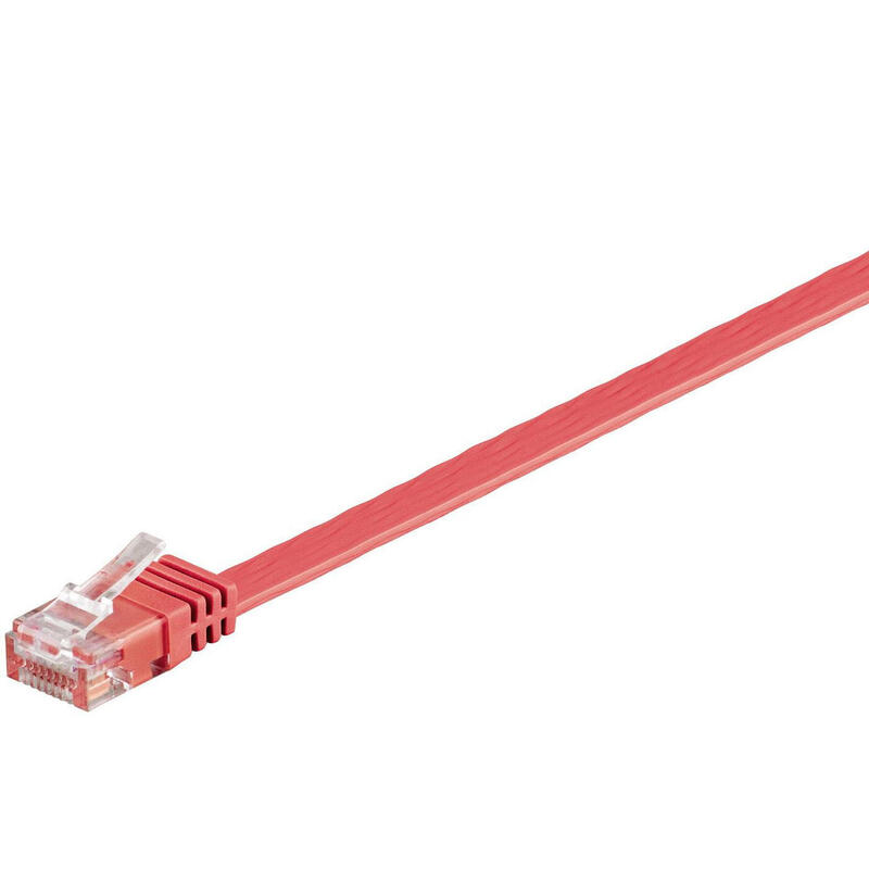 microconnect-v-utp601r-flat-cable-de-red-rojo-1-m-cat6